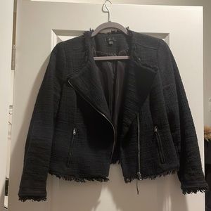 Black tweed blazer